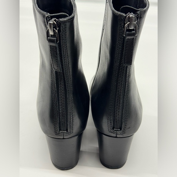 ECCO Women's Nioki Plain Black Leather Ankle Boot EU 38 US 7-7.5 - Picture 3 of 11